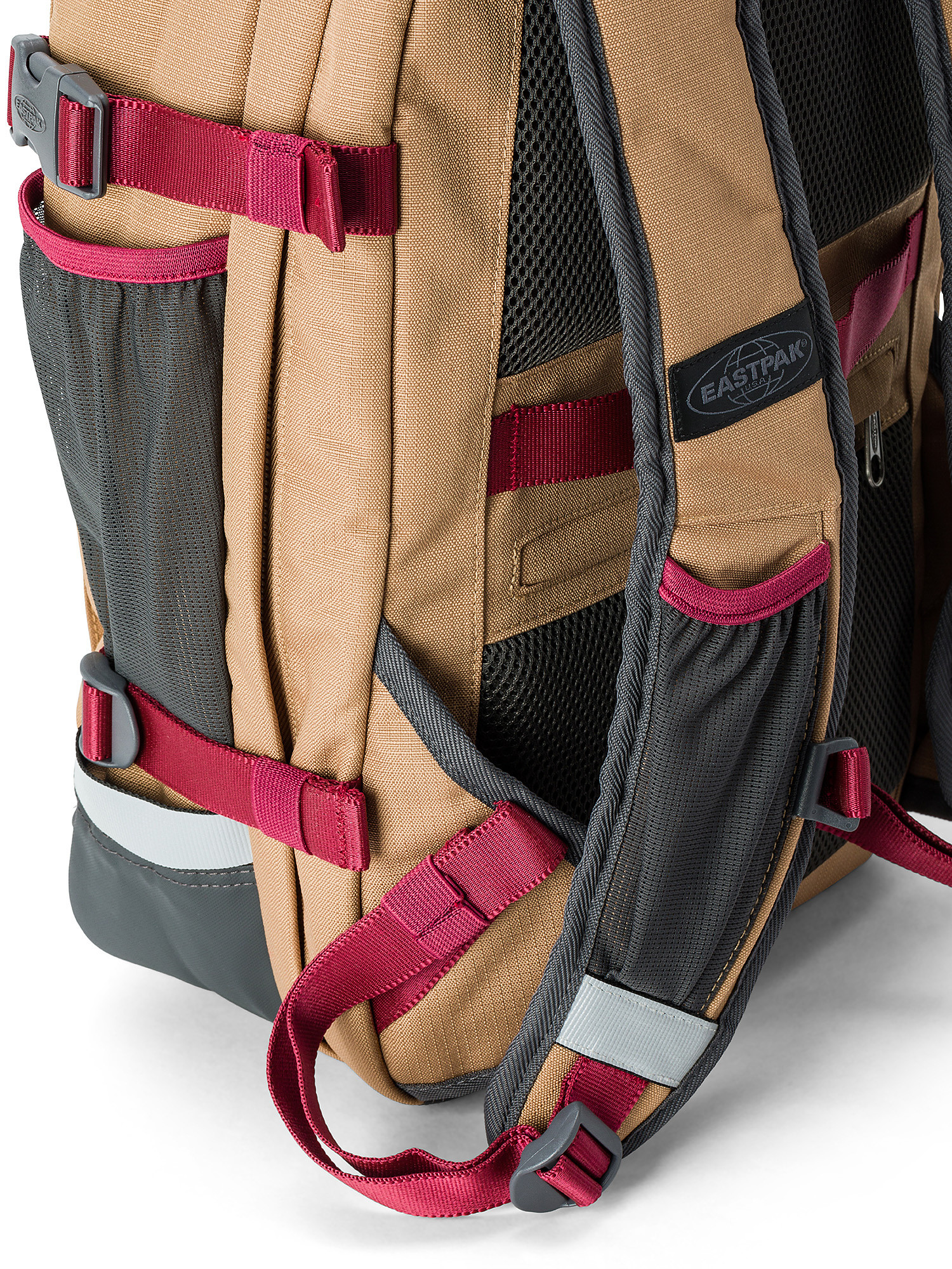 Eastpak - Zaino Out Safepack Out Brown, Marrone chiaro, large image number 2
