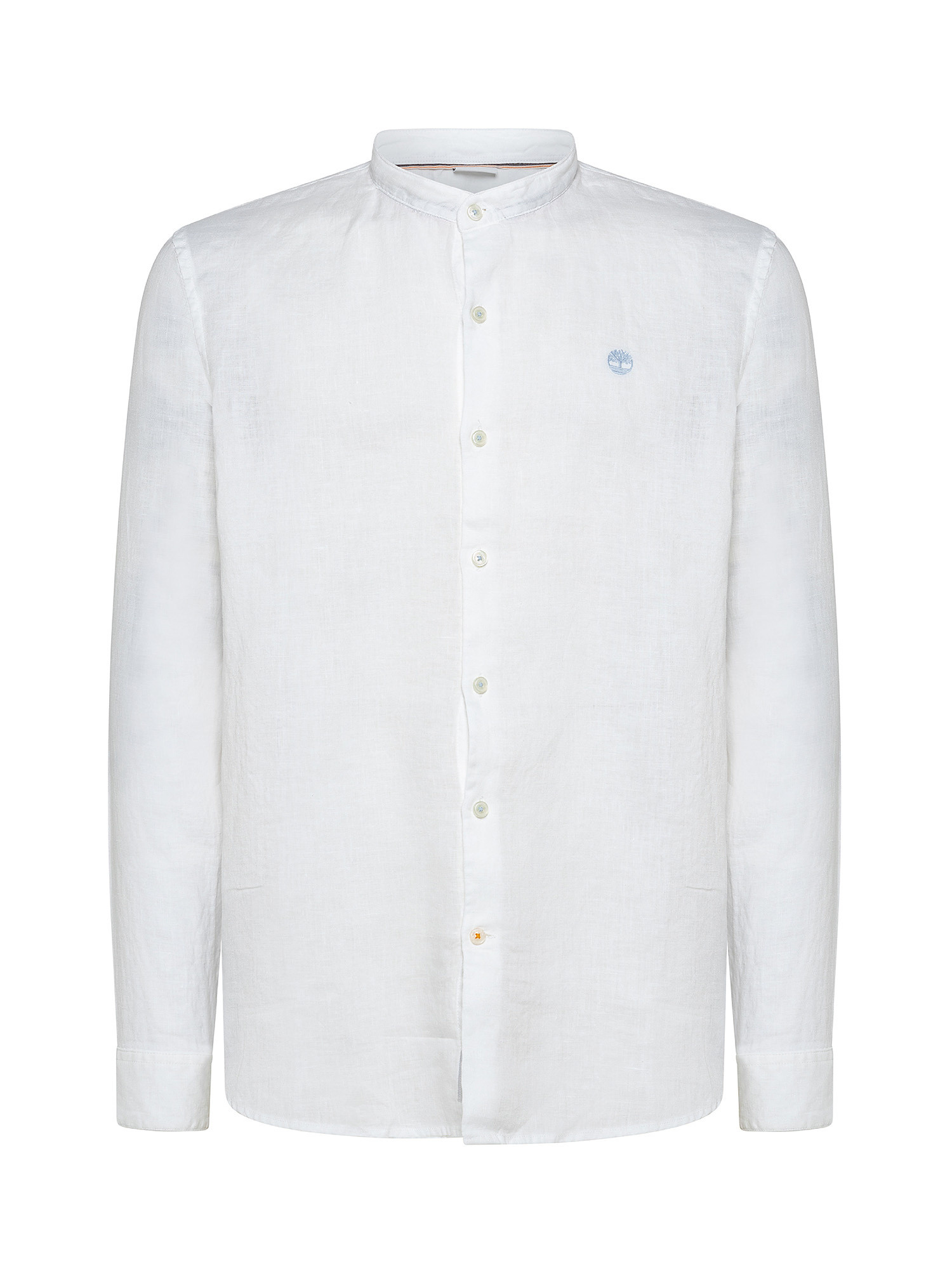 Camicia da Uomo in lino Mill River, Bianco, large image number 0