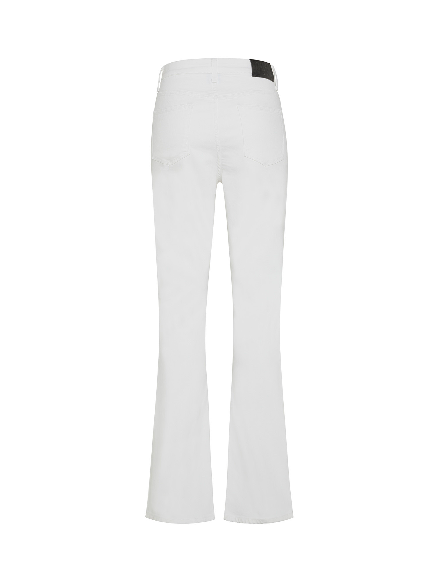 DKNY - Jeans vita alta e taglio flaire, Bianco, large image number 1