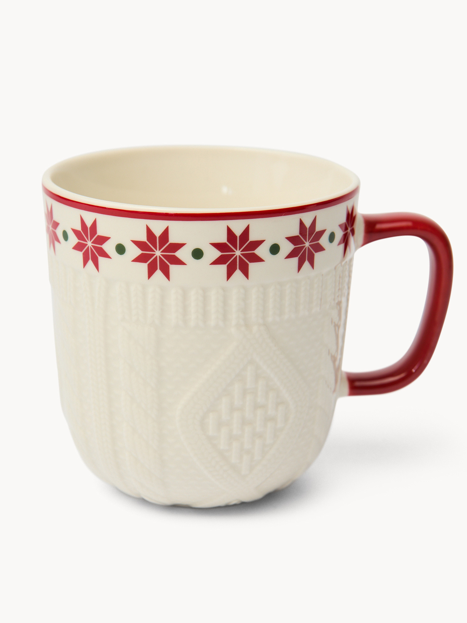 Crochet-decorated new bone china mugs, Multicolor, large image number 1
