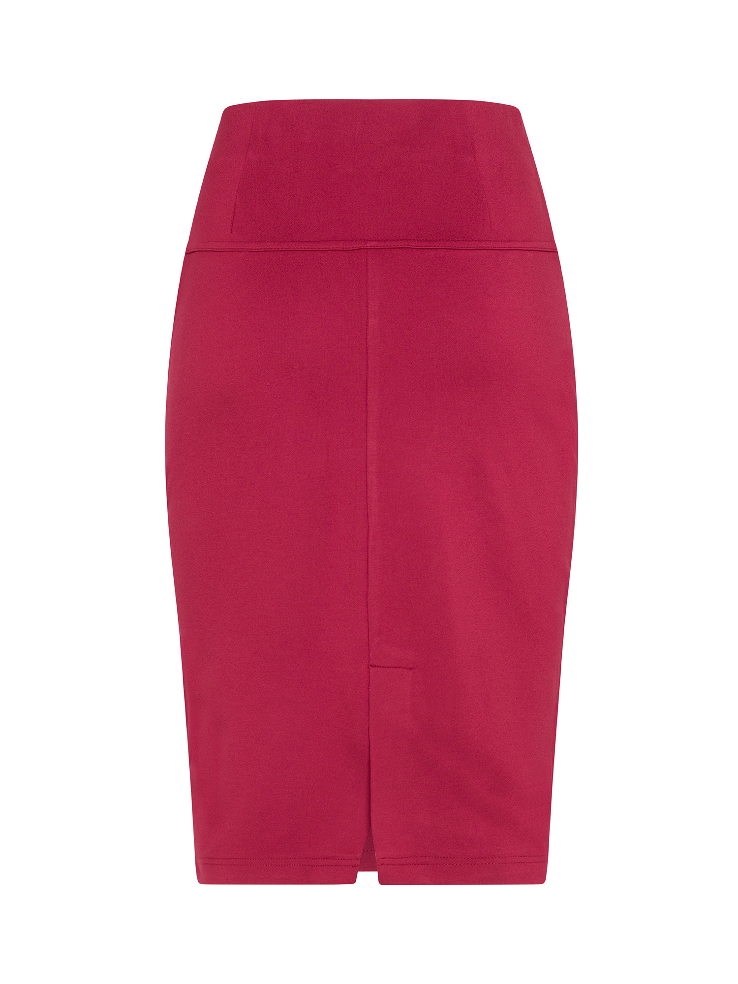 High waist skirt, Red, large image number 1