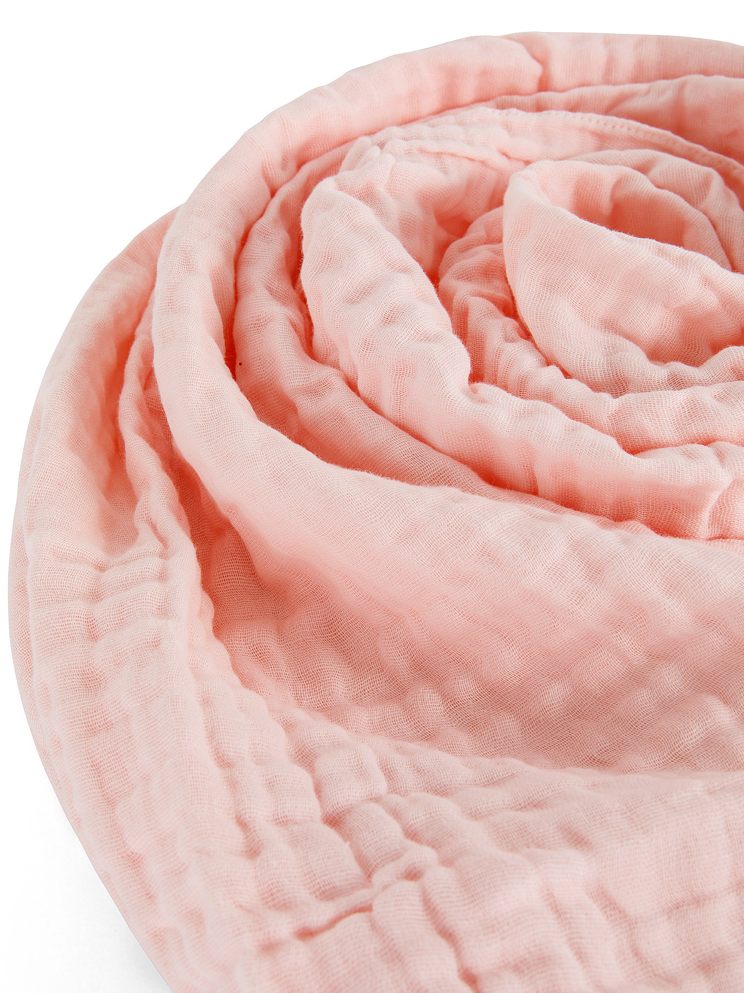 Multi-purpose towel in cotton muslin, Pink, large image number 2