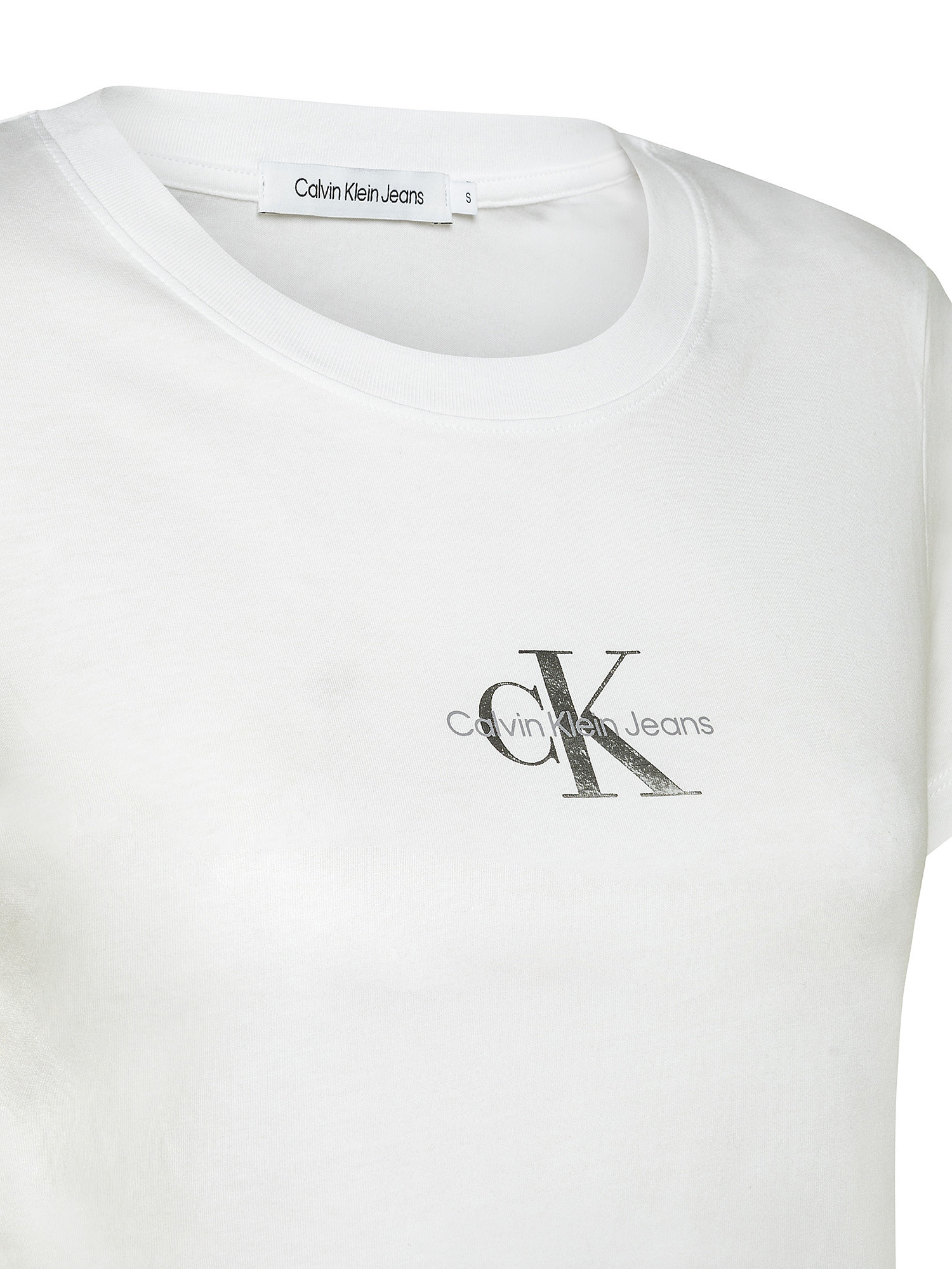 Crop-top with logo, White, large image number 2