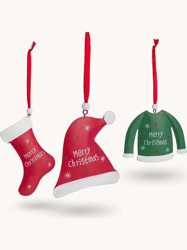 Decorazione per albero in latta