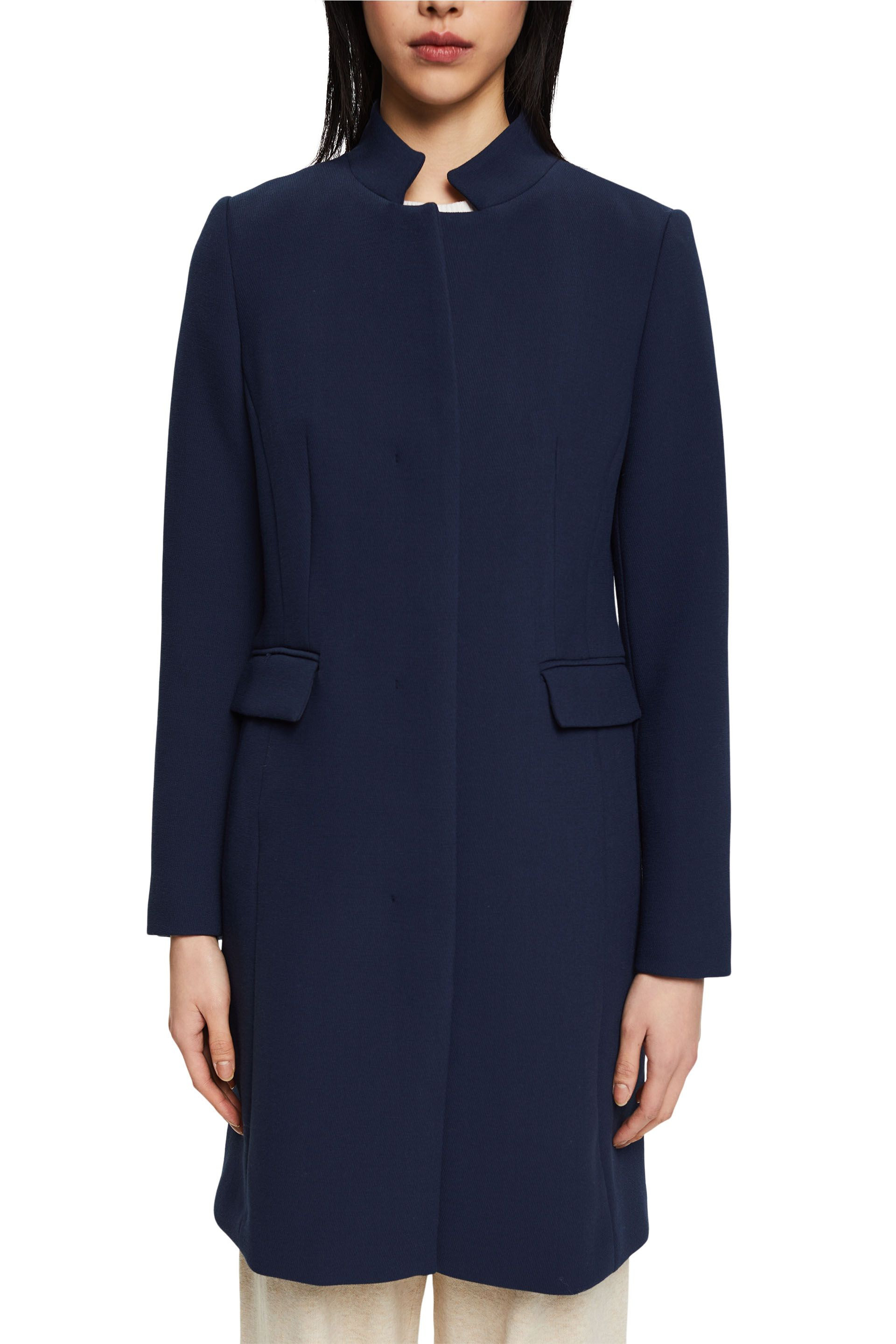 Fitted coat, Blue, large image number 1