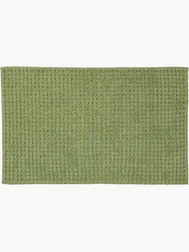 Bath mat with honeycomb pattern