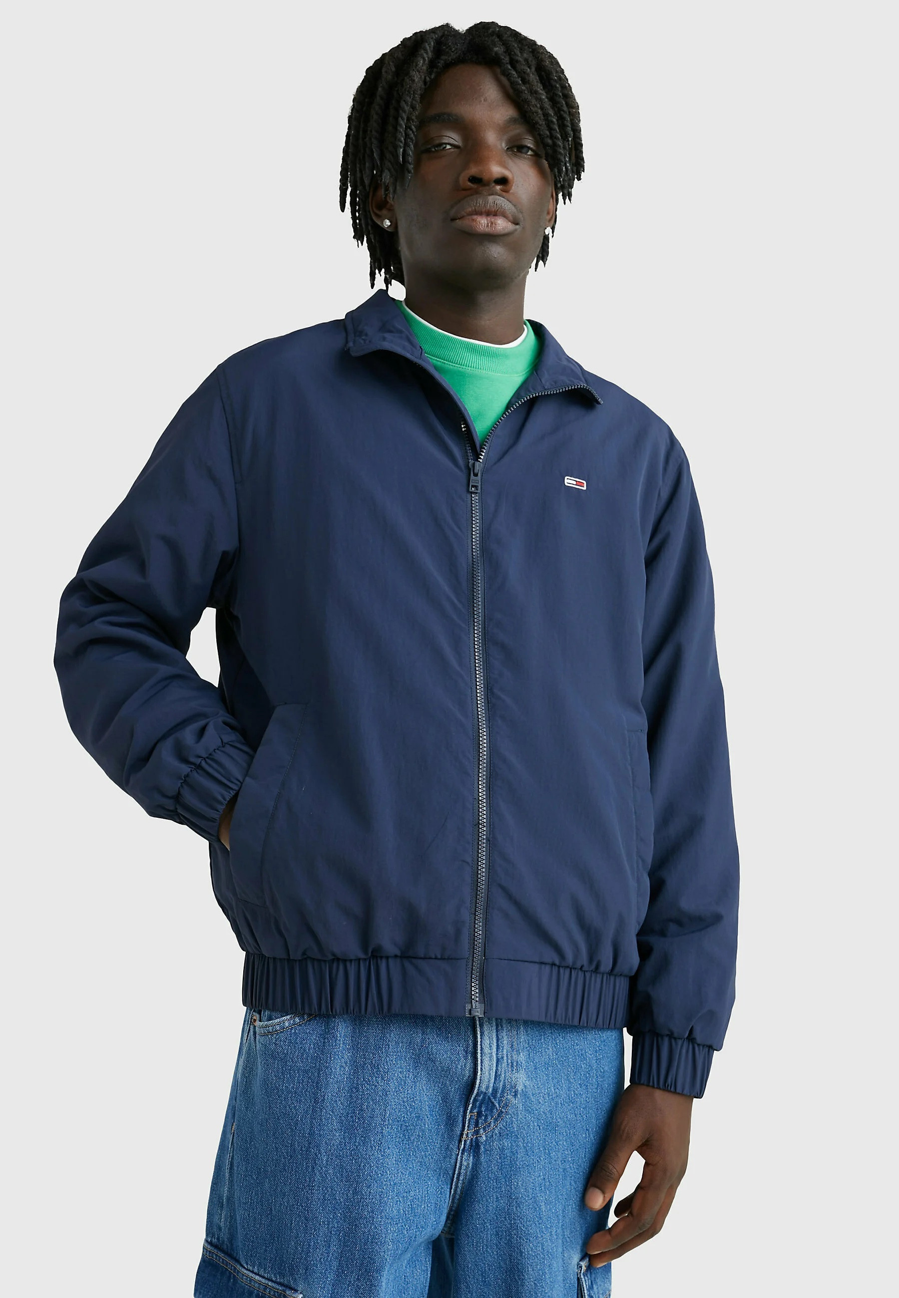 Tommy Jeans - Technical jacket with logo, Blue, large image number 2