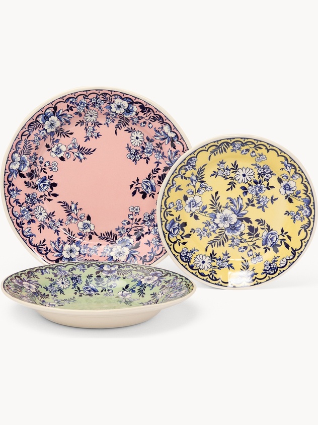 Set 12 piatti in ceramica Ming