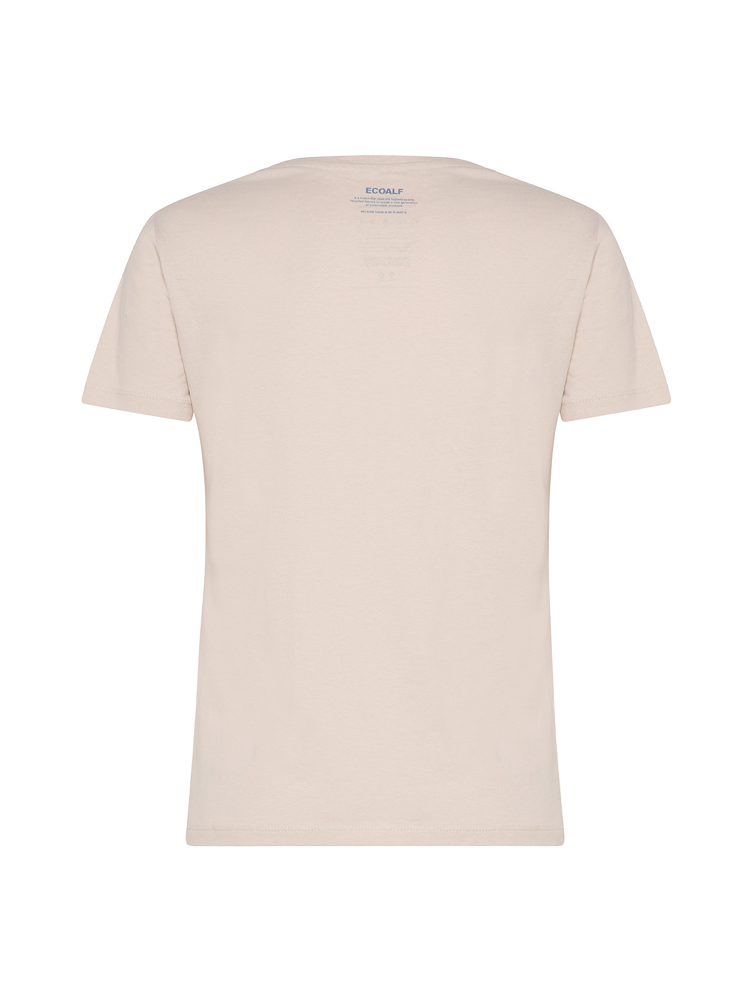 Ecoalf - T-shirt Stay con stampa, Beige chiaro, large image number 1