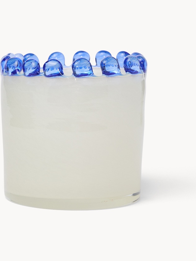 Votivo in vetro colorato in pasta