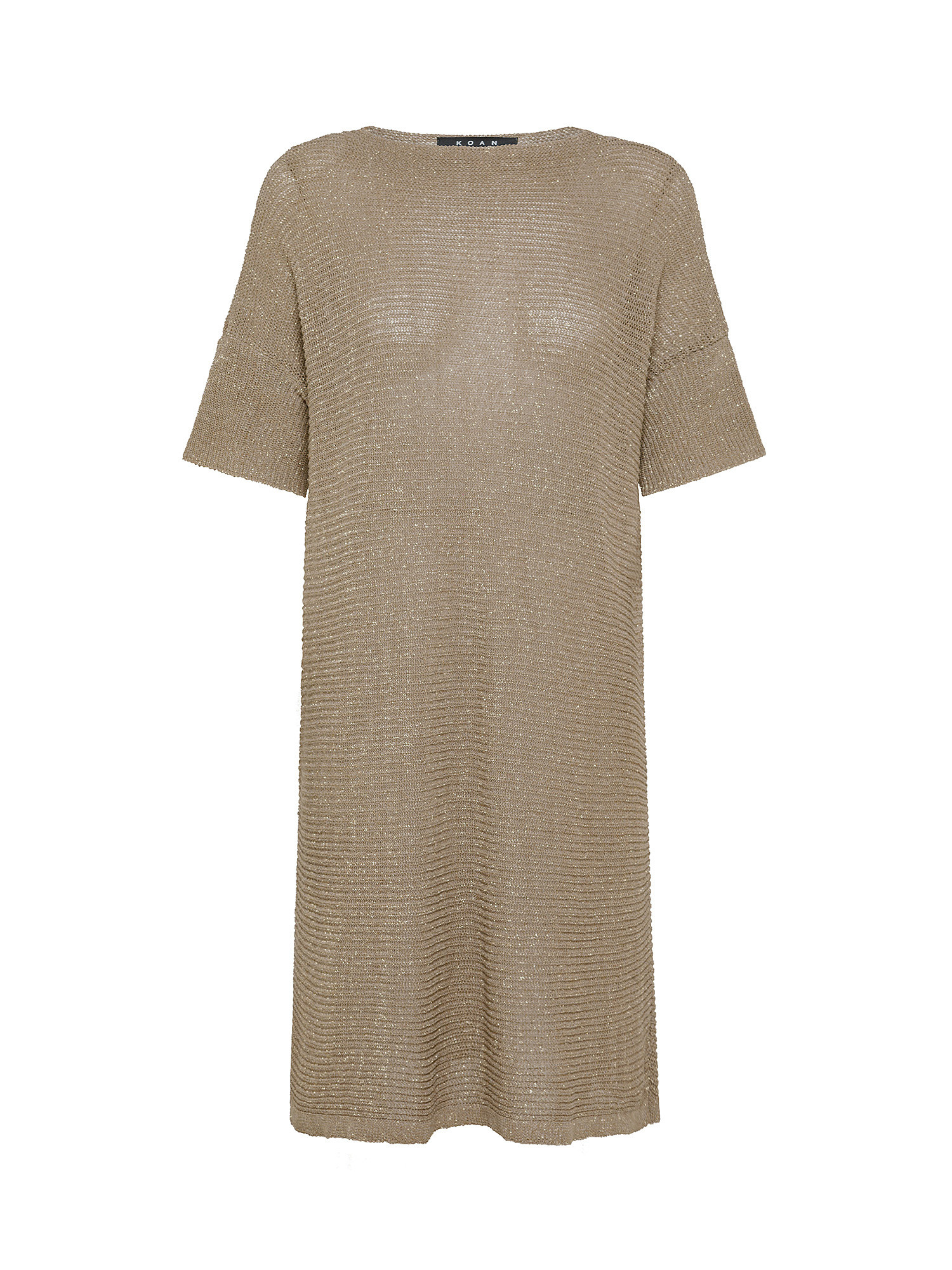 Knitted dress, Taupe Grey, large image number 0