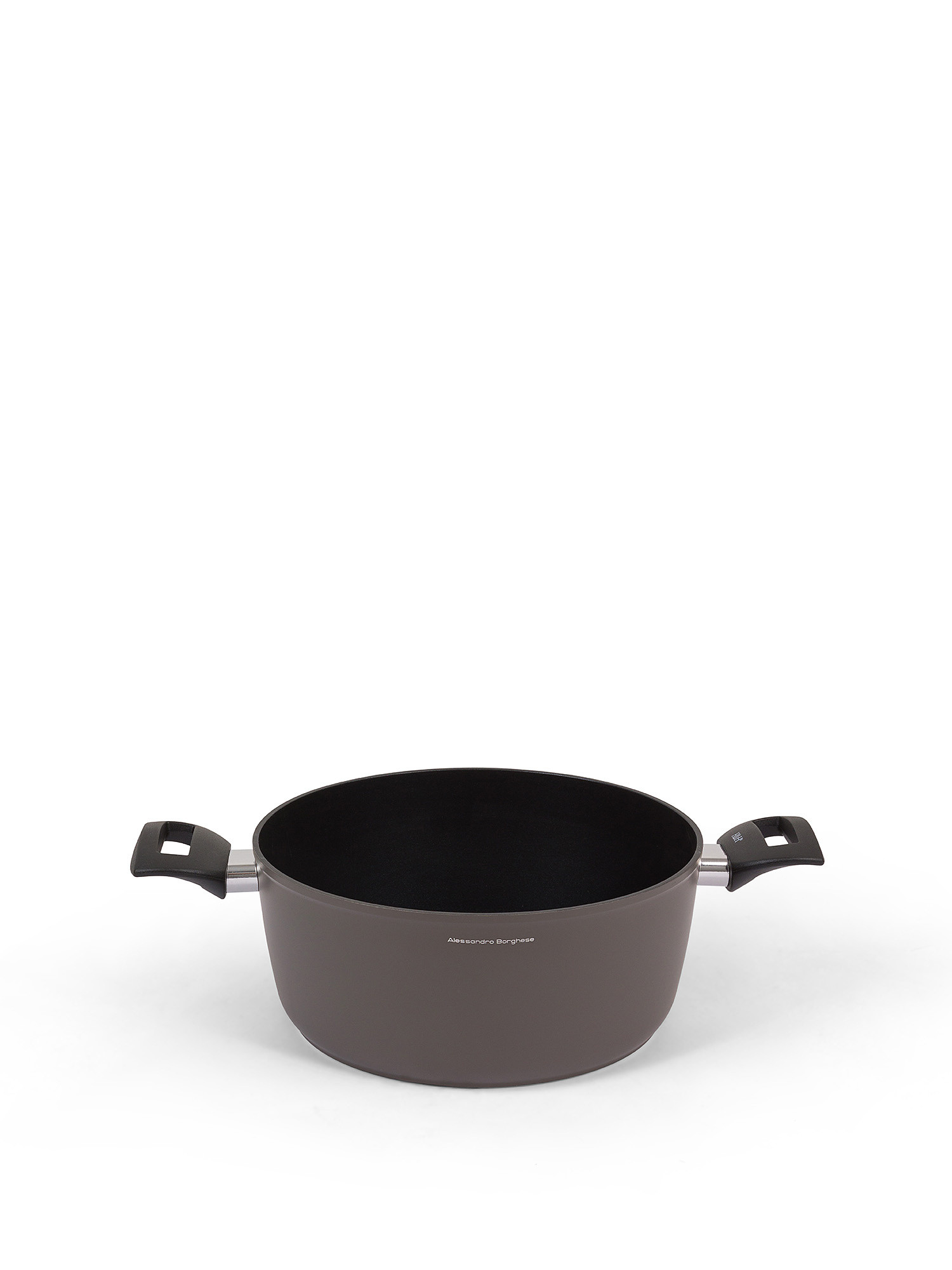 Casserole 24 cm cookplus by Alessandro Borghese, Dark Grey, large image number 0