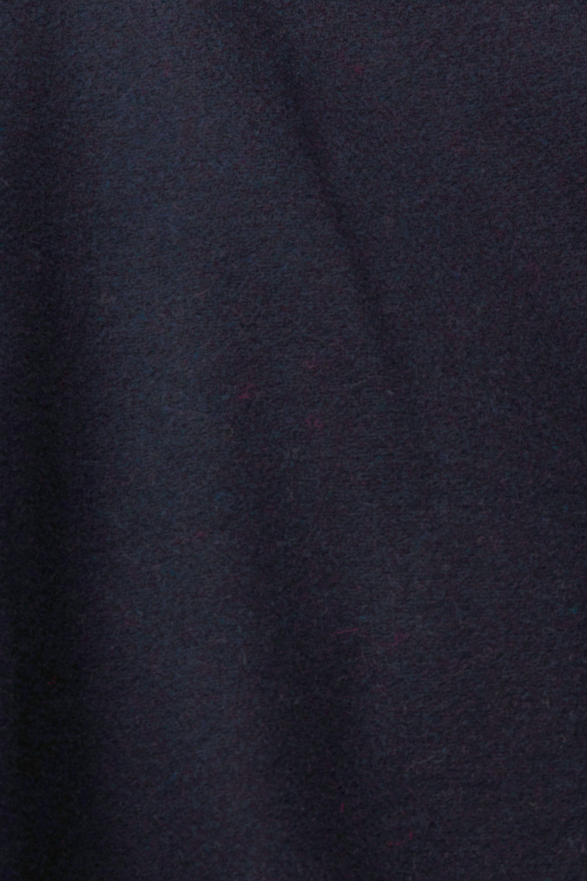 Wool blend jacket with short cut, Blue, large image number 1