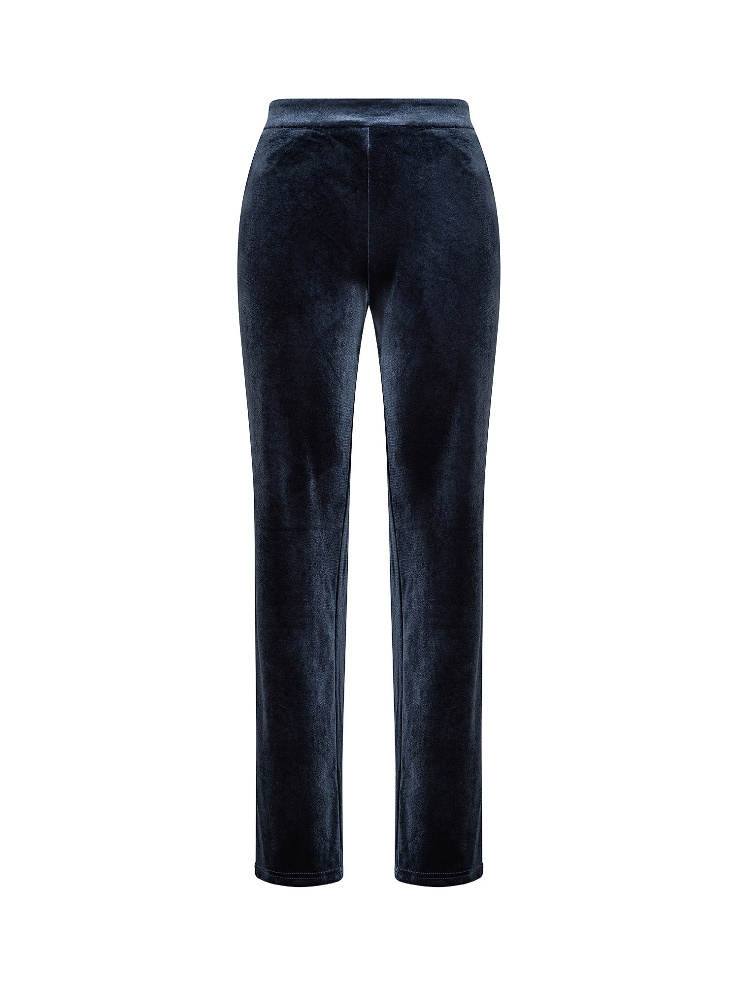 Pantalone in ciniglia, Blu, large image number 0