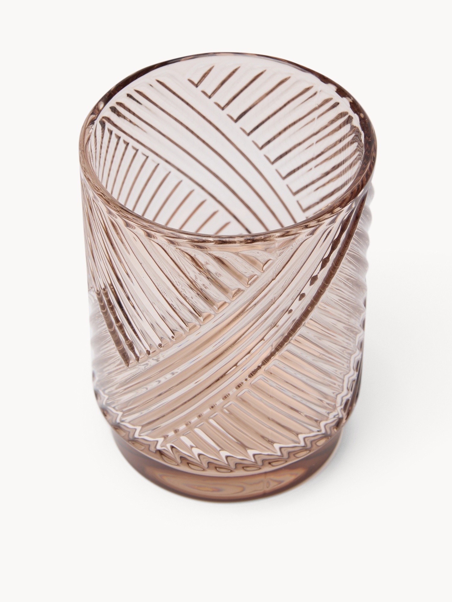Glass Toothbrush Holder - Introductory Price, Bronze Brown, large image number 1