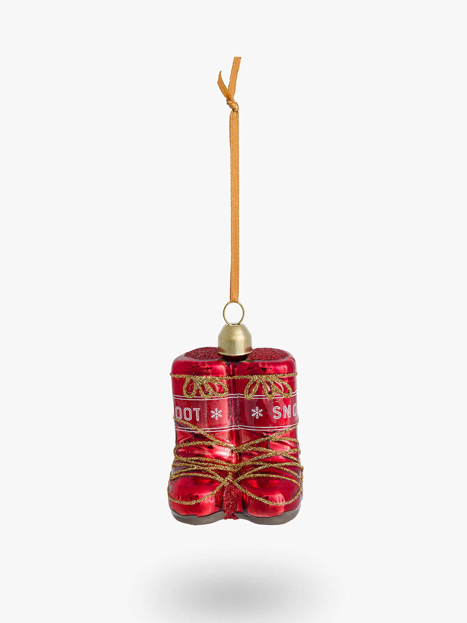 Decorazione albero in vetro, Rosso, large image number 0