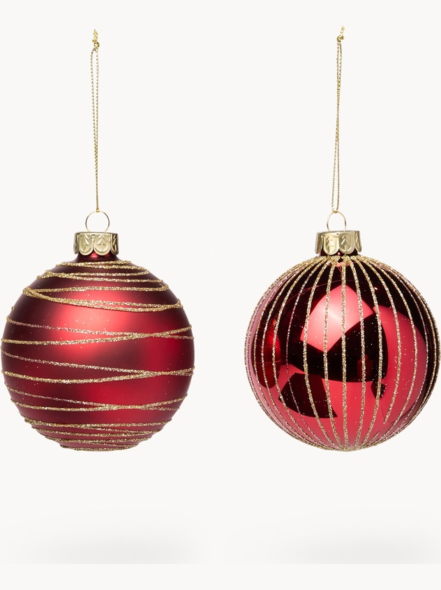 Glass tree bauble