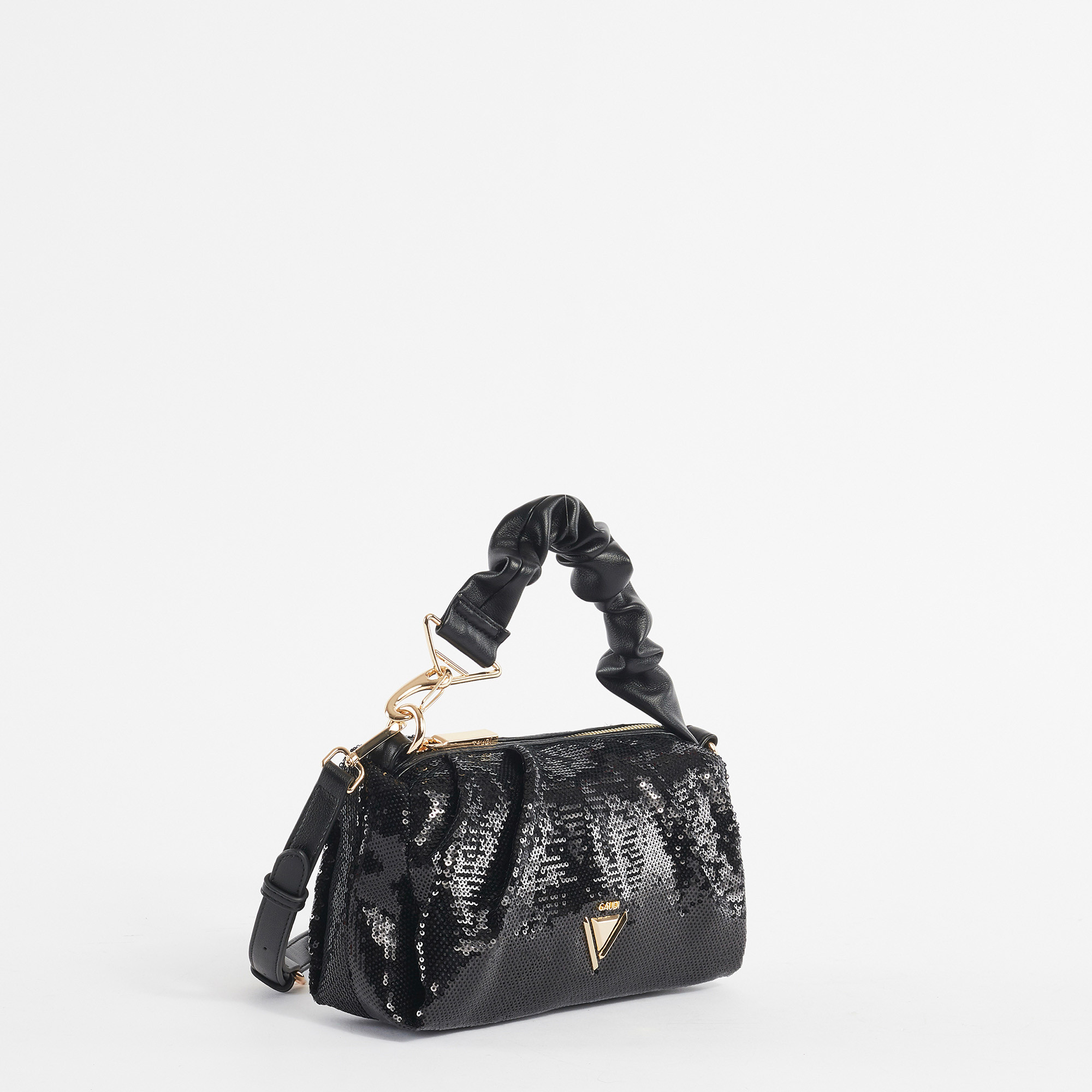 Gaudì - Small Anais bag with sequins, Black, large image number 1