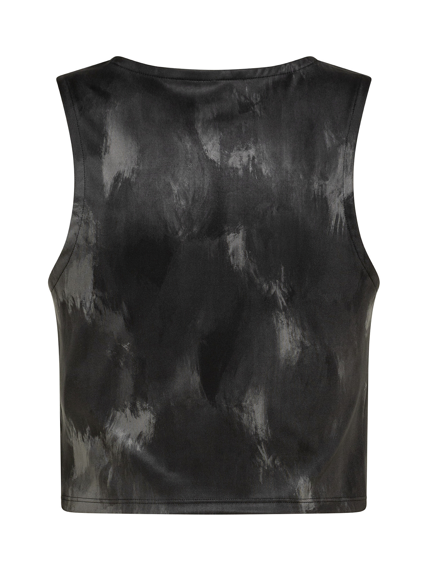 Top with print, Black, large image number 1