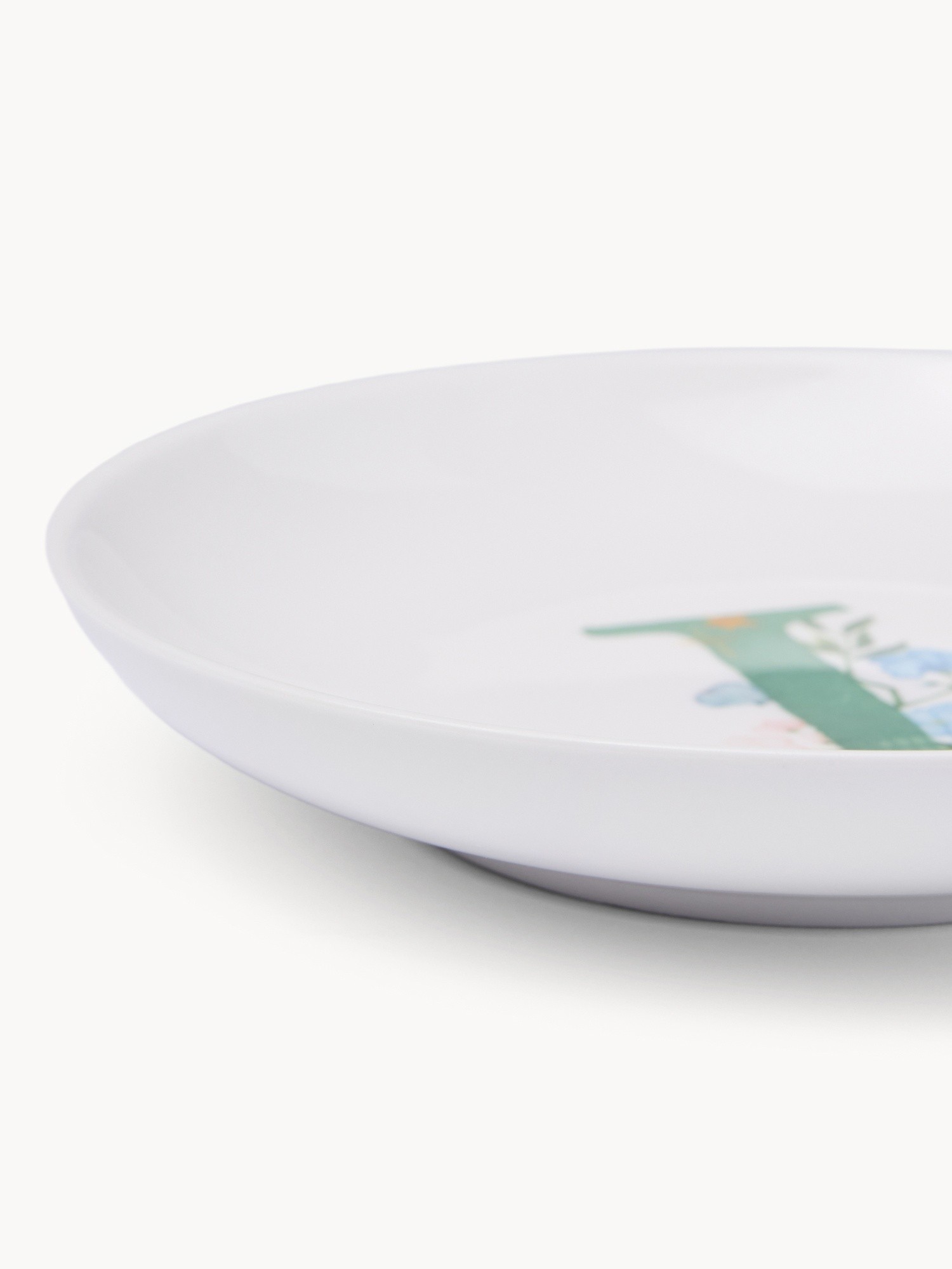 Piattino pane in new bone china lettera L, Bianco 1, large image number 1