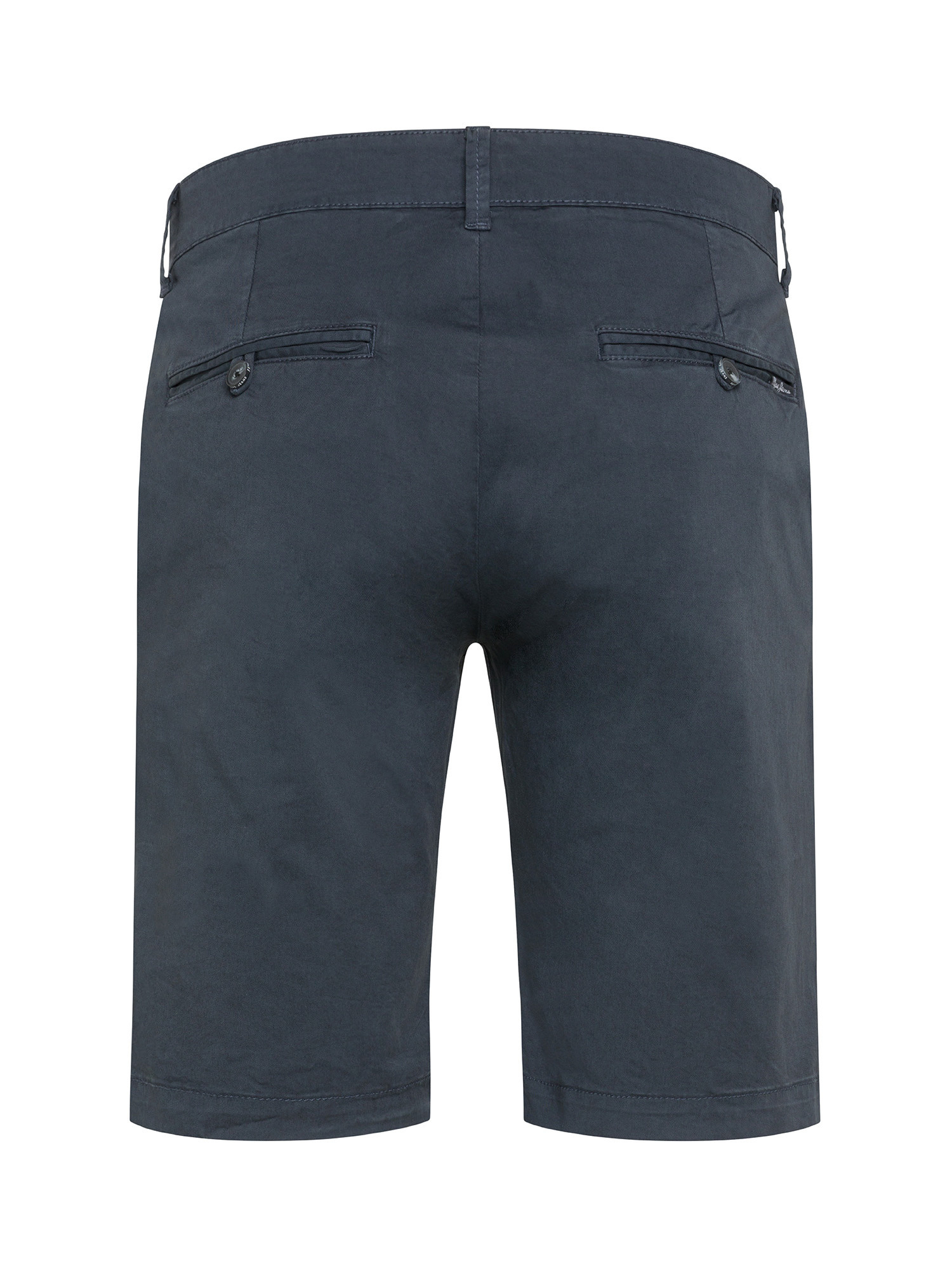 Pepe Jeans - Bermuda in cotone elasticizzato, Blu scuro, large image number 1