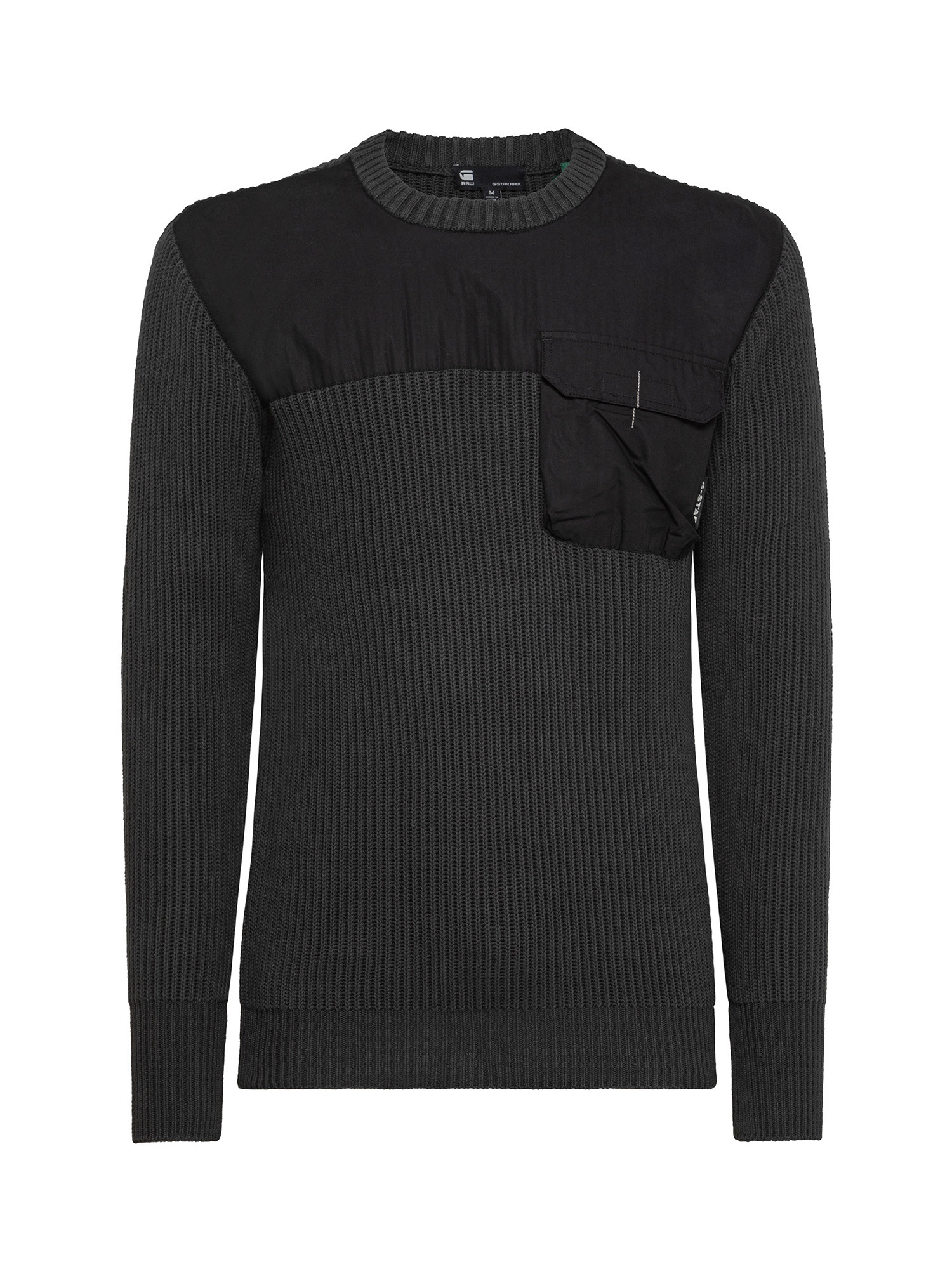 G-Star - Sweater with pocket, Anthracite, large image number 0