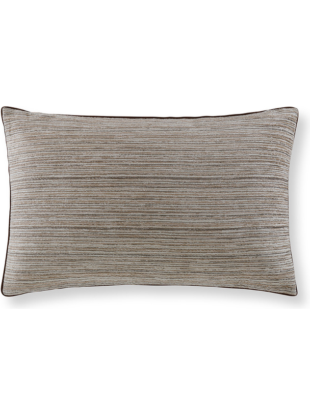 Jacquard cushion with piping 35x55cm