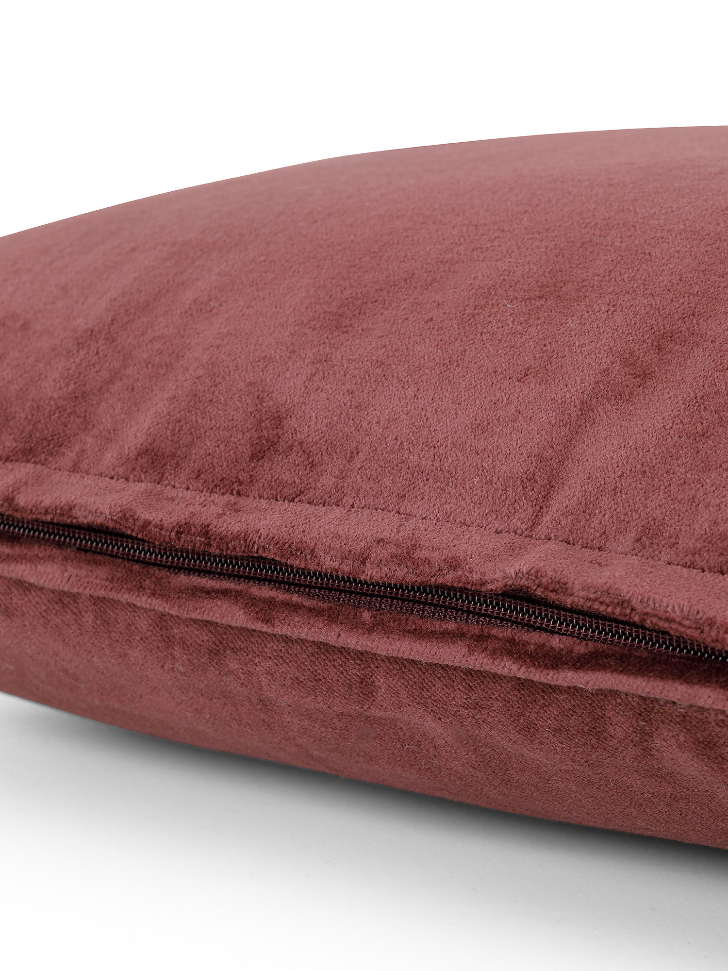 Plain velvet cushion 45x45cm, Purple, large image number 2