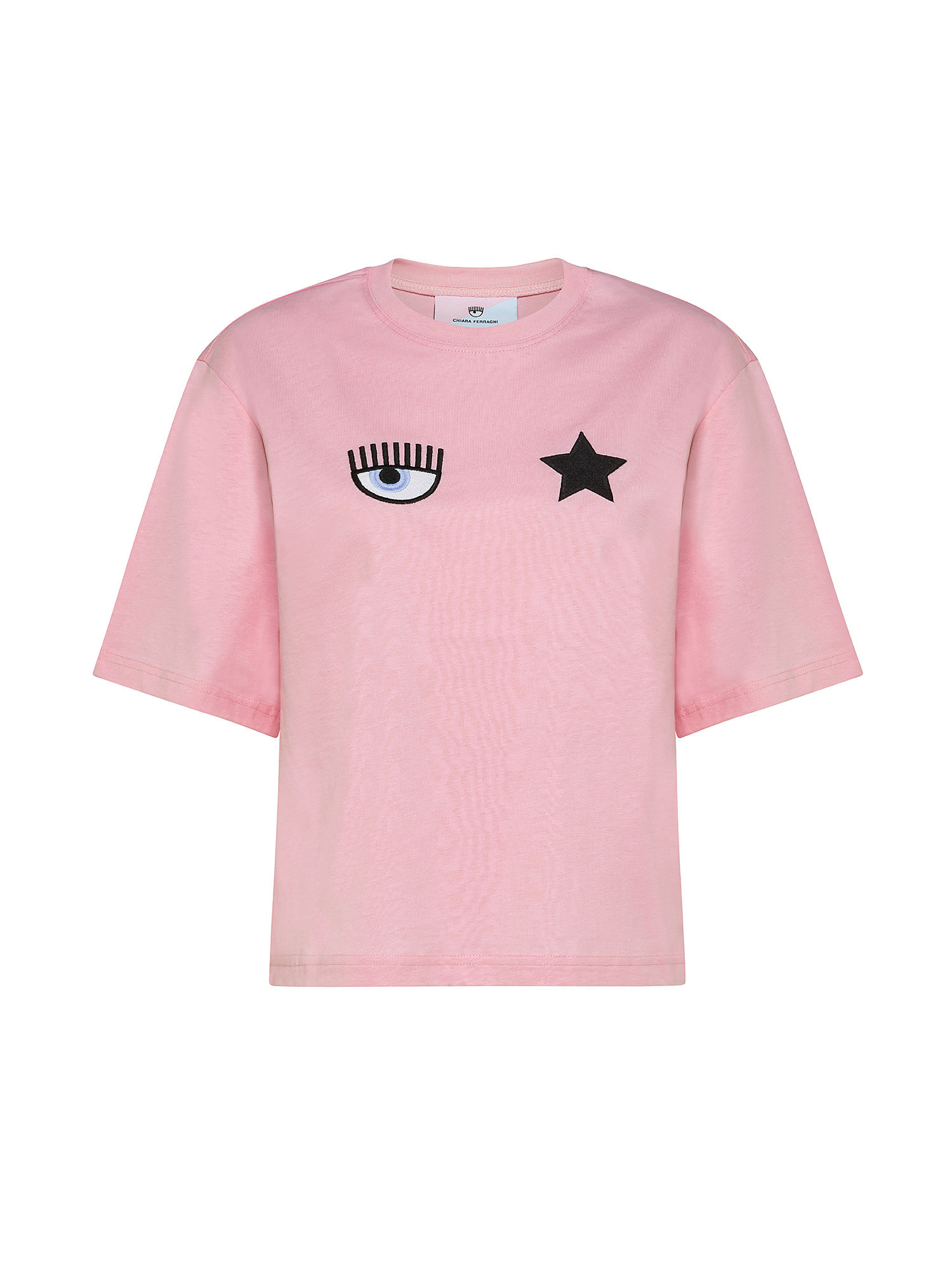 Eye Star T-shirt, Pink, large image number 0