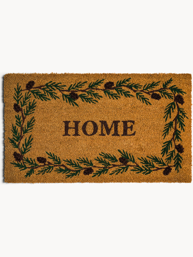 Zerbino cocco con scritta Home