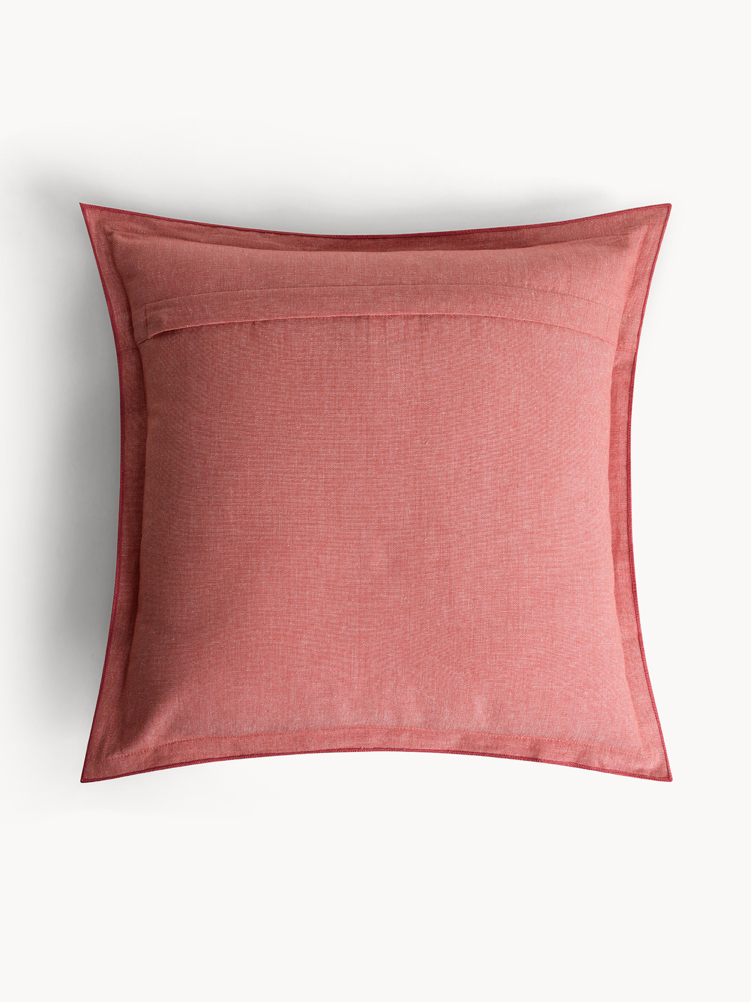 Cuscino in cotone tinta unita 45x45cm, Rosso, large image number 2