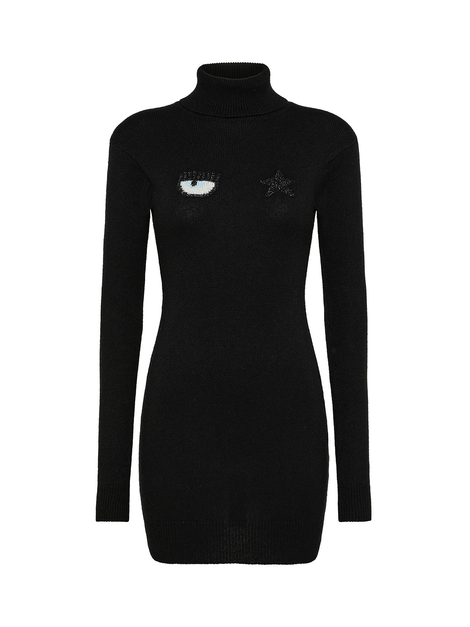 Eye Star dress, Black, large image number 0