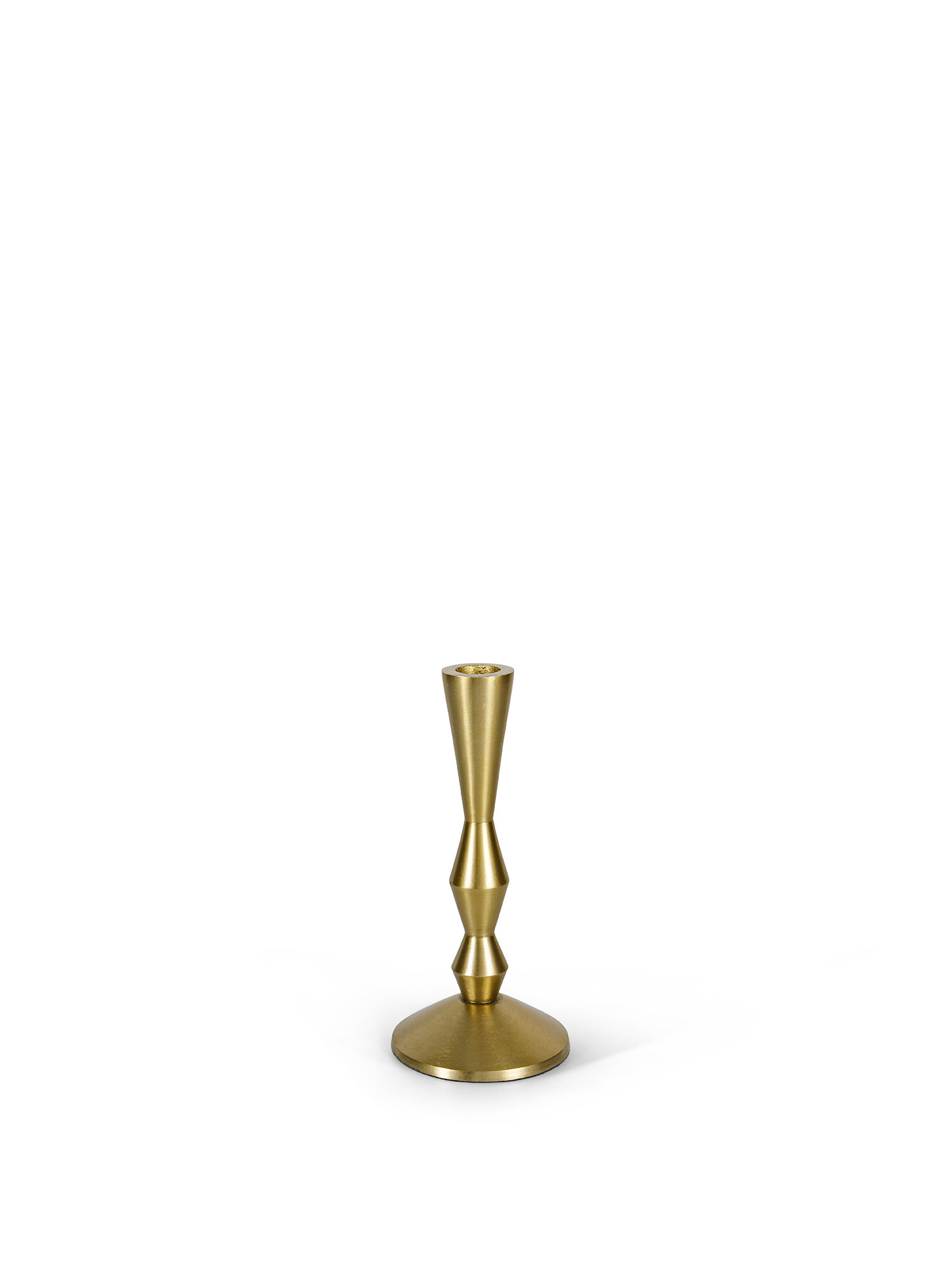 Metal candlestick, Gold, large image number 0
