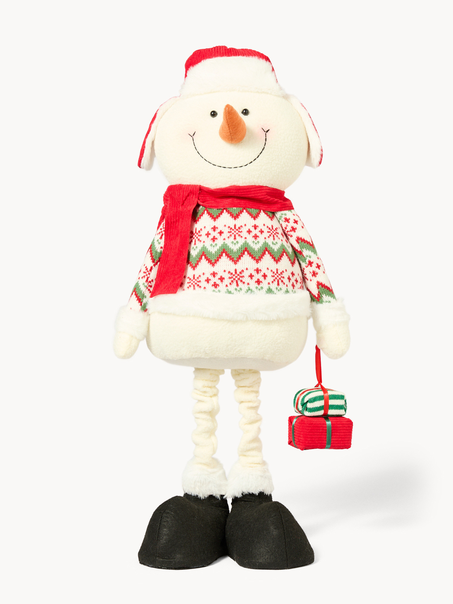 Decorazione natalizia Pupazzo di neve XL, Multicolor, large image number 0