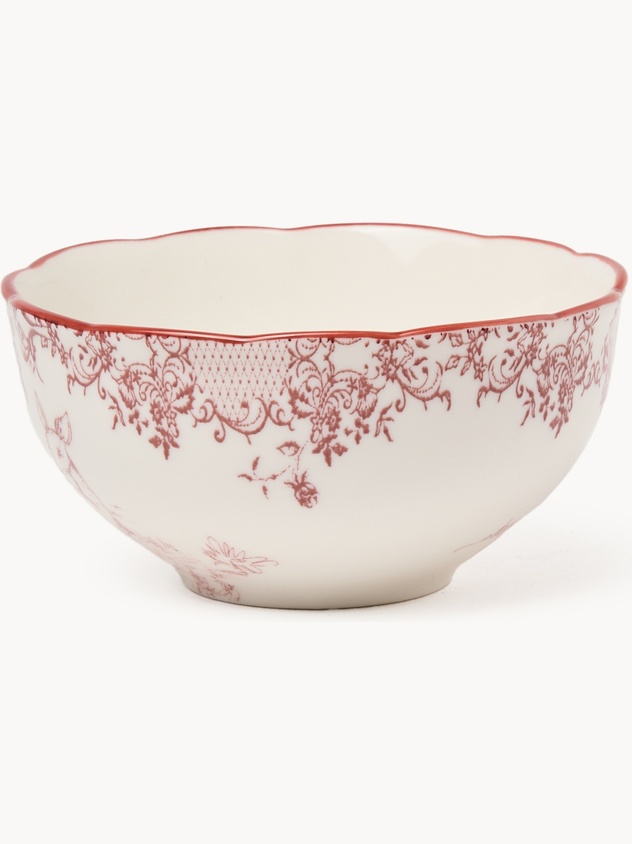 Porcelain small bowl with a Toile de Jouy motif
