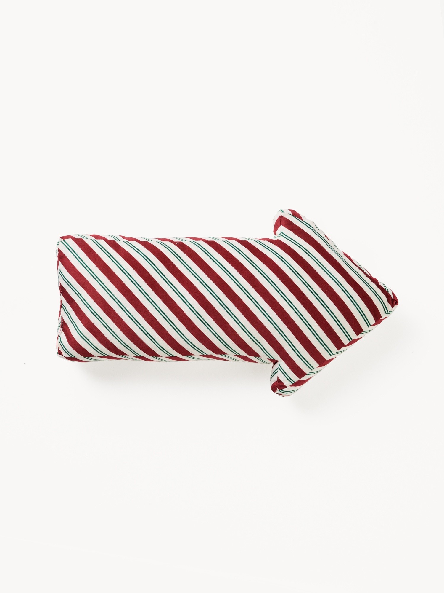 Arrow-shaped cushion, Bianco/Rosso, large image number 1