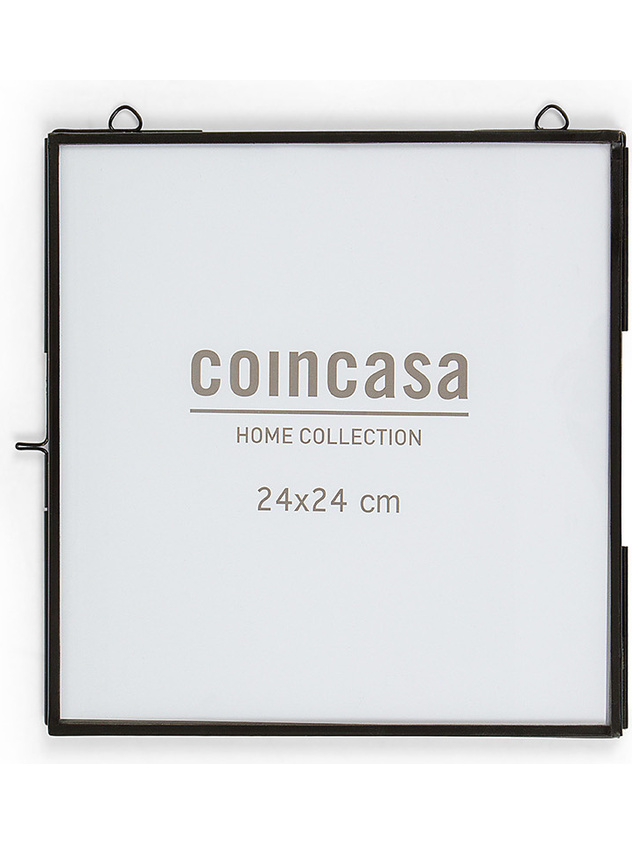 Wall photo frame black profiles 25x25