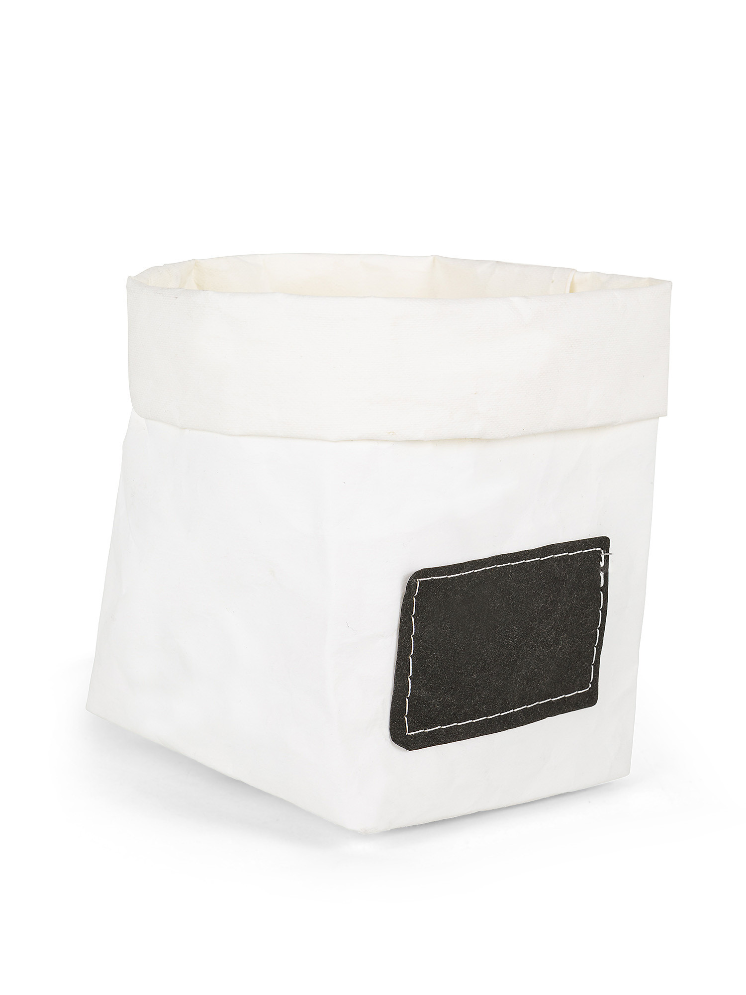 Reversible cellulose fiber basket, White, large image number 1