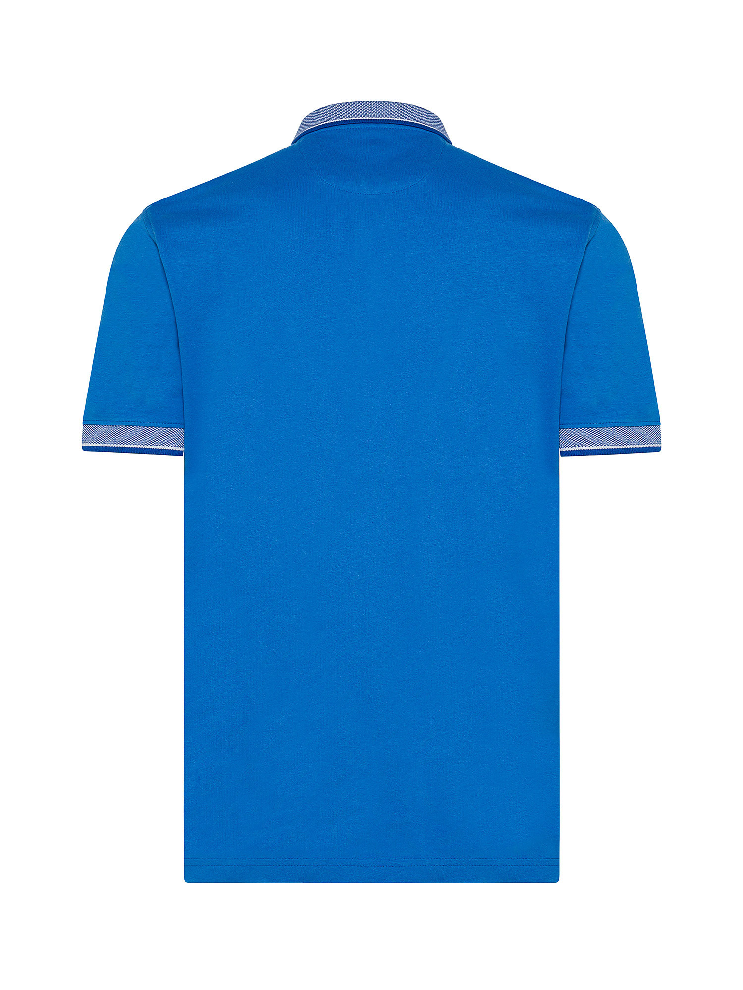 Luca D'Altieri - Jersey polo shirt, Royal Blue, large image number 1