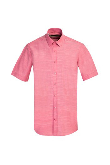Regular fit short sleeve shirt, Pink, large image number 0