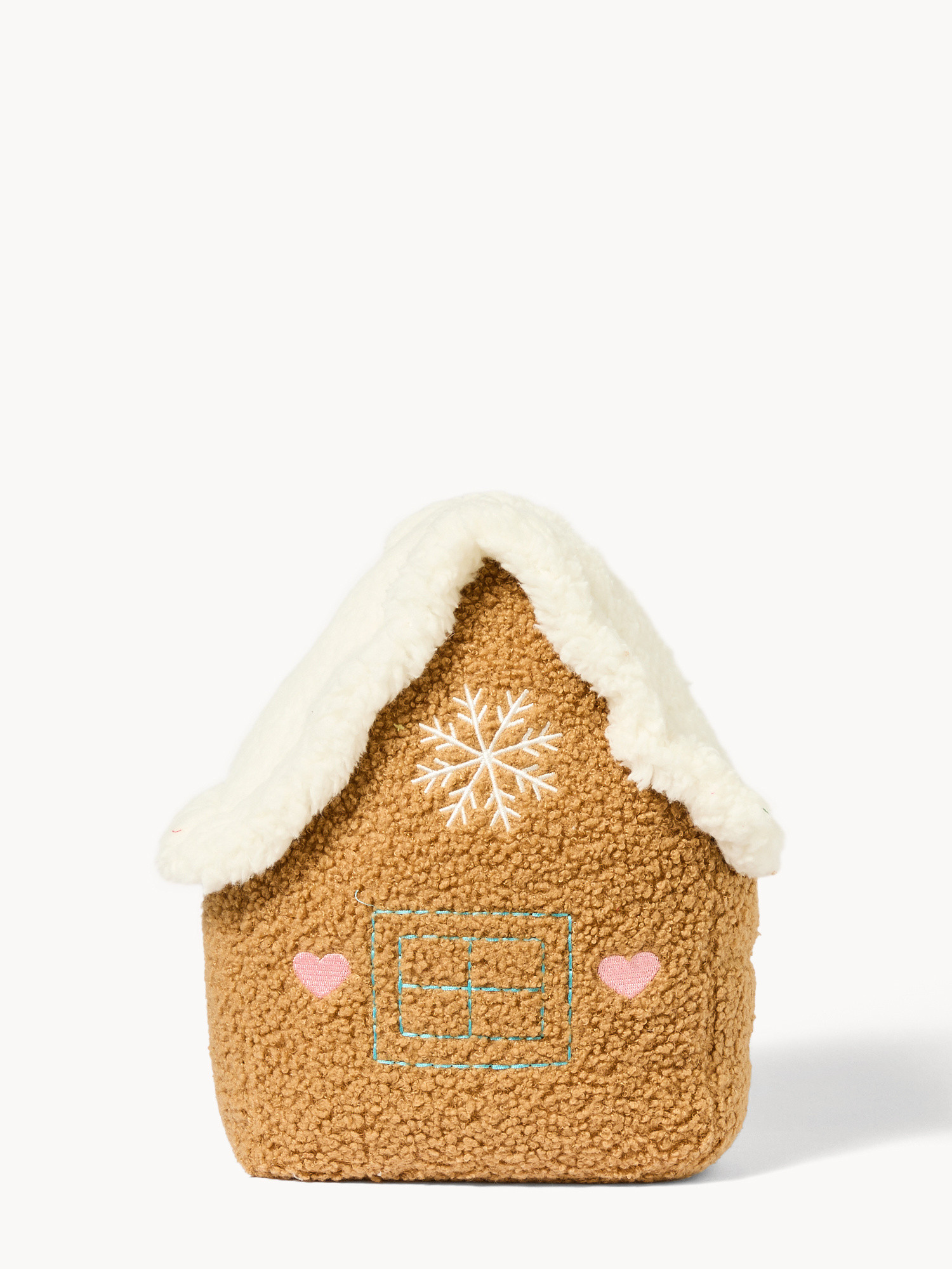 Fermaporta a forma di casetta marzapane, Beige, large image number 0