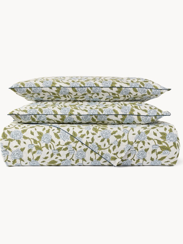 Federa in cotone percalle fantasia floreale