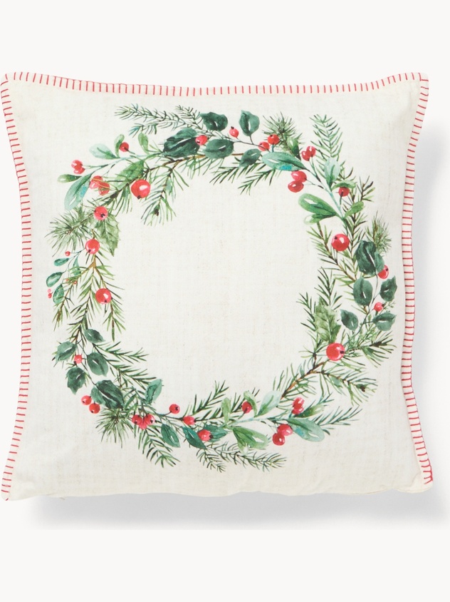 45x45 cm wreath print pillow