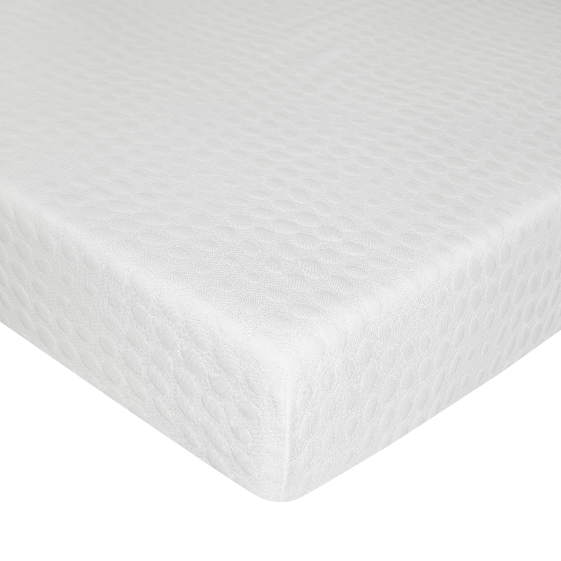 ThreelevelÂ® jacquard mattress cover, White, large image number 0