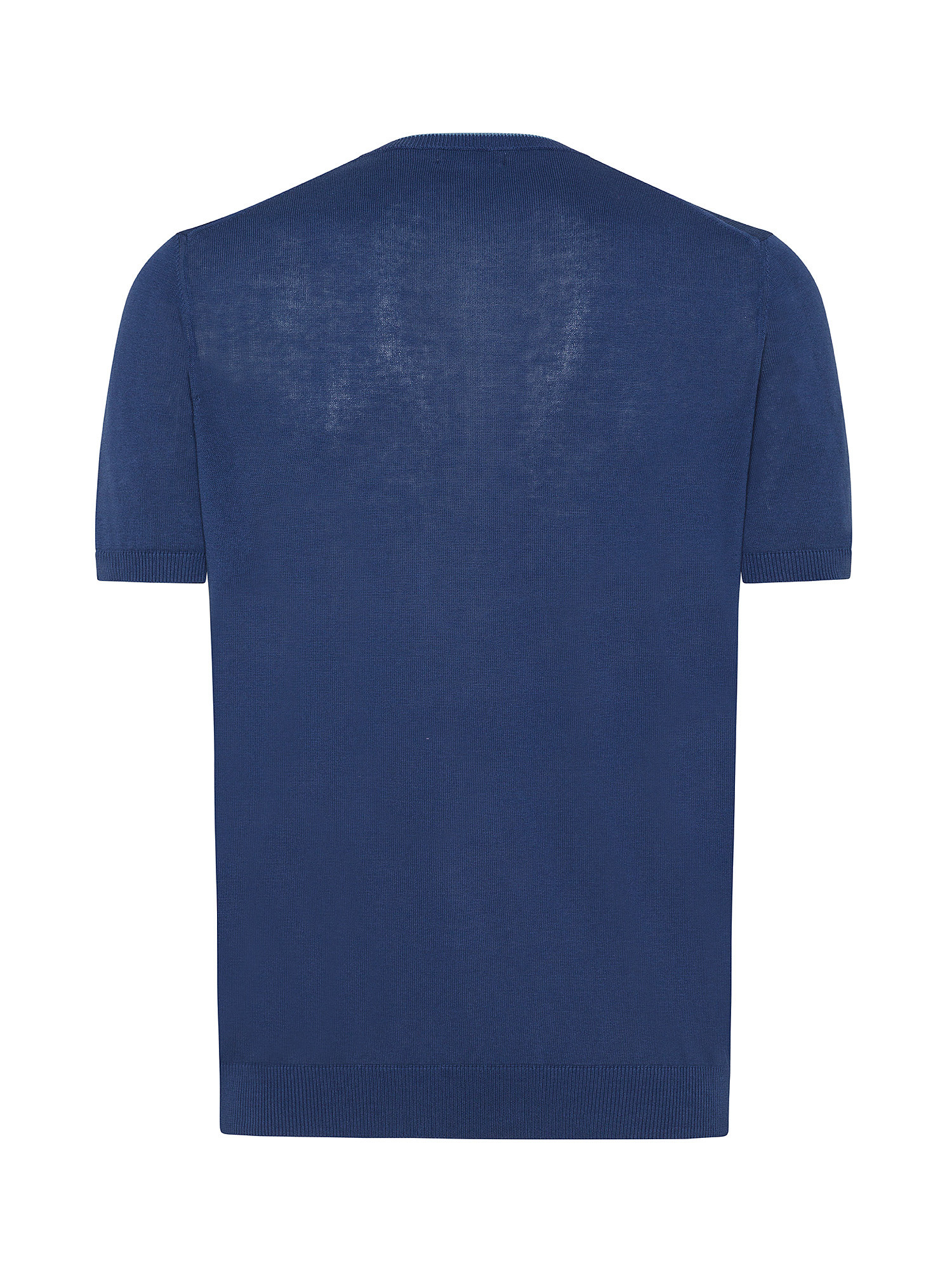 Luca D'Altieri - T-shirt in crepe di cotone, Azzurro, large image number 1