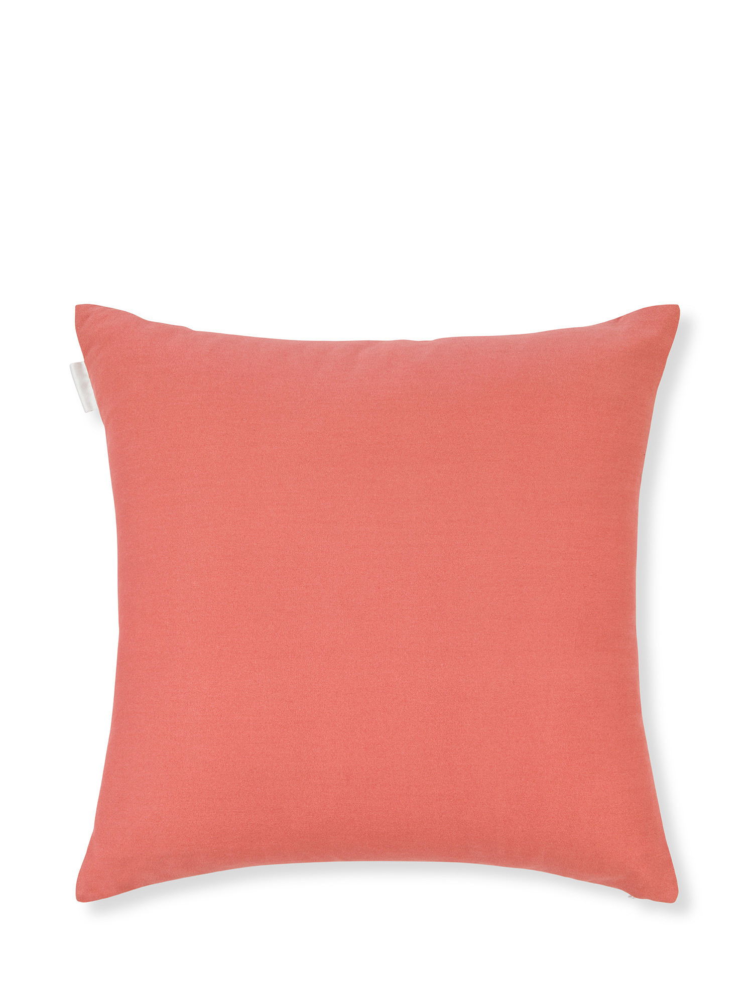 Cotton twill cushion with stitching 45x45cm, Light Pink, large image number 1