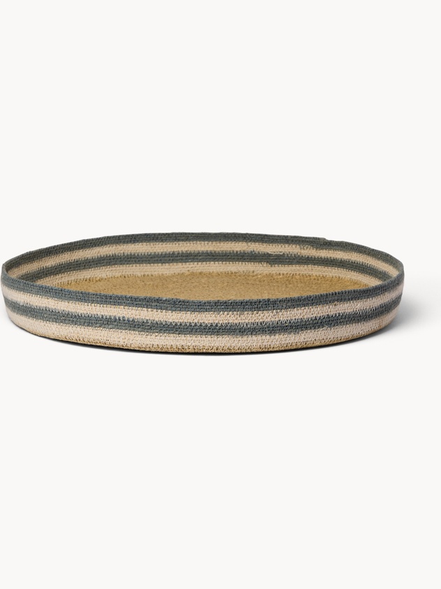 Hand-woven decorative tray