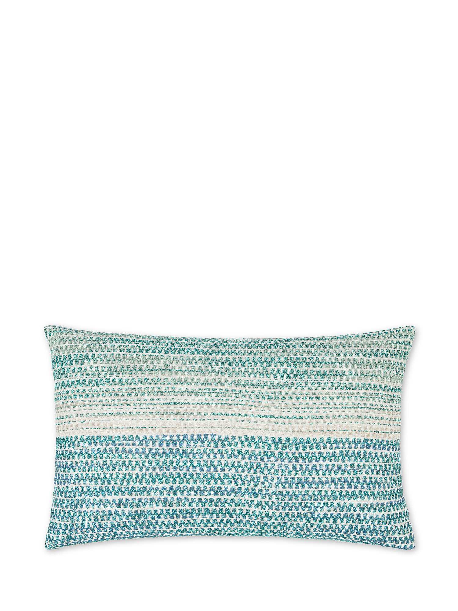 Cushion 35x55 cm with shade, White / Blue, large image number 0