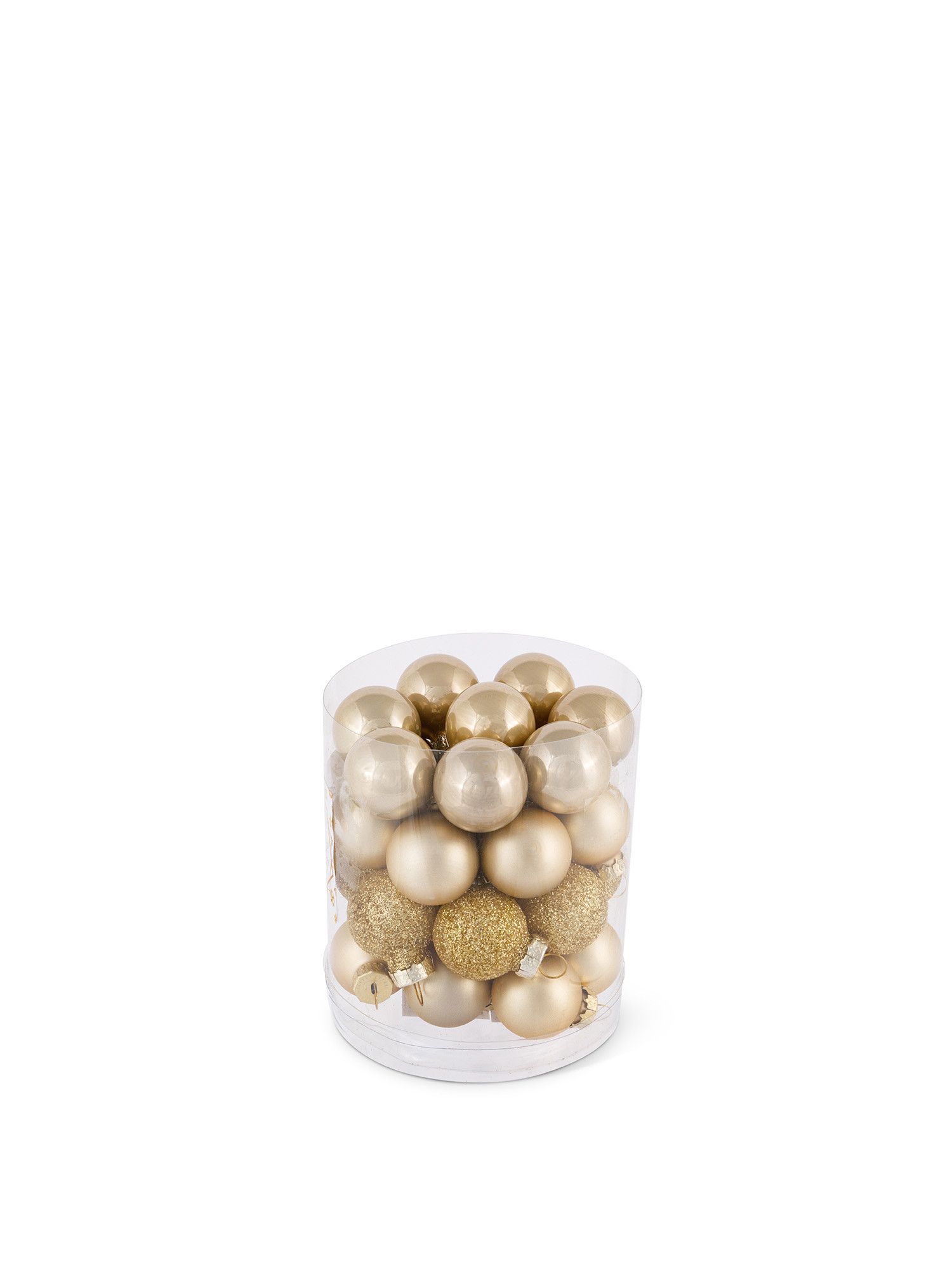 Set 32 glass spheres, Gold, large image number 0