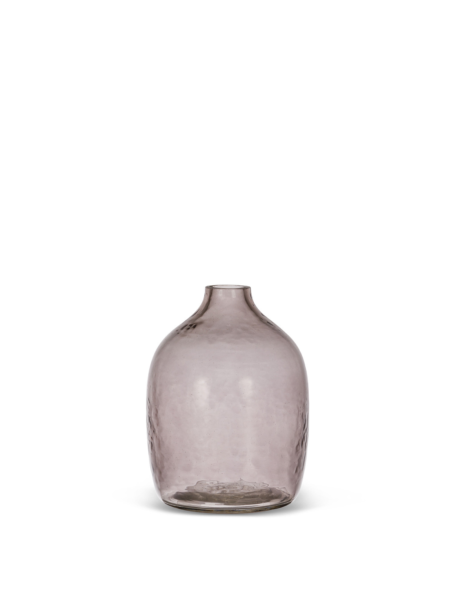 Colored paste glass vase, Grey, large image number 0